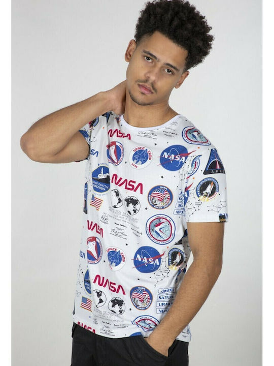 NASA T-shirt Λευκό