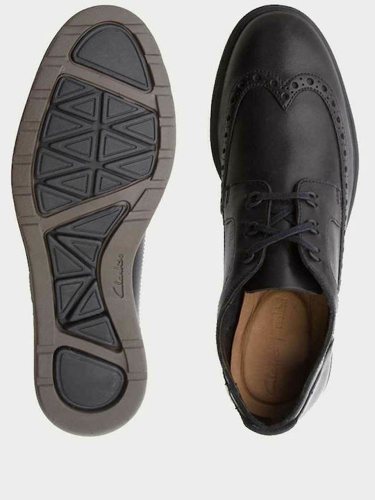 Glaston Wing Δερμάτινα Ανδρικά Oxfords Μπλε