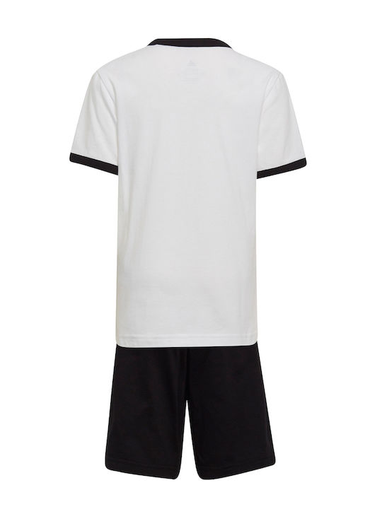 adidas Set Pentru Copii Cu Pantaloni Scurți Alb 2 Bucăți