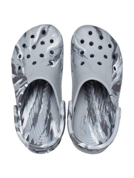 Crocs Classic Marbled Дамски Клоги Сив