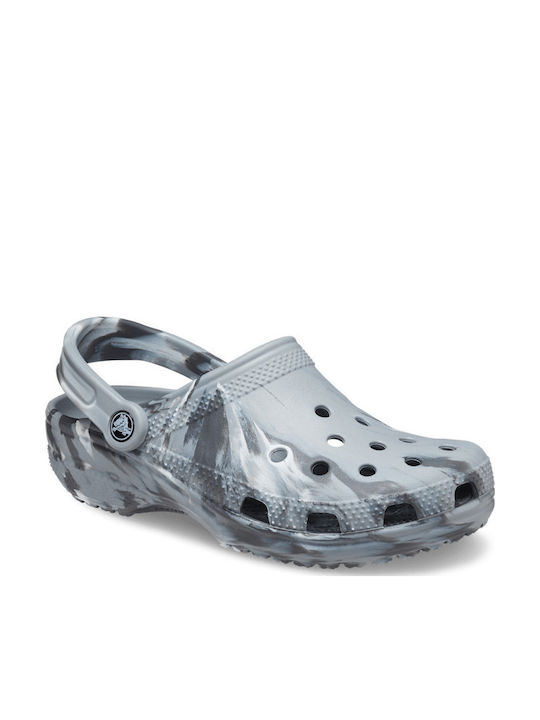 Crocs Classic Marbled Дамски Клоги Сив