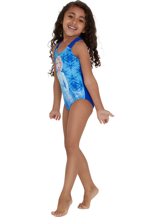 Speedo Frozen 2 Elsa Детски Бански Една част Син