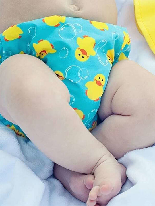 Zoocchini Kids Swimwear Swim Diaper with Hat Turquoise