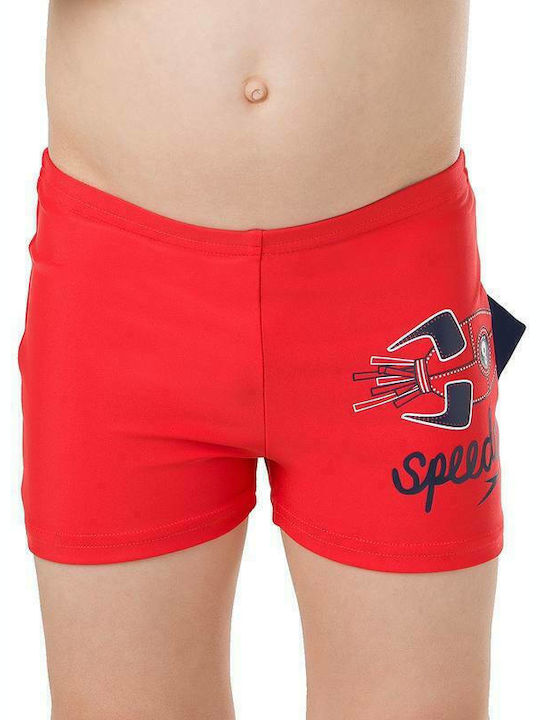 Speedo Kinder Badeanzug Badeshorts Rot