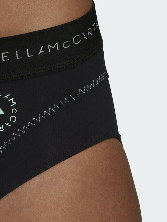 Stella Mccartney Truepace Bikini Slip Talie Înaltă Negru