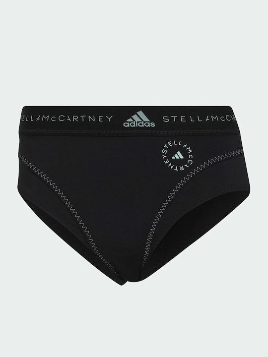 Stella Mccartney Truepace Bikini Slip Talie Înaltă Negru