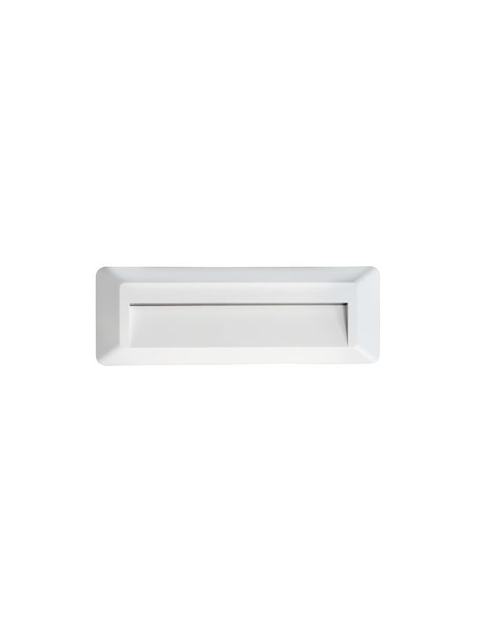 Aca Wall-Mounted Outdoor Ceiling Light LED IP65 2W with Warm White Light 23x8εκ.