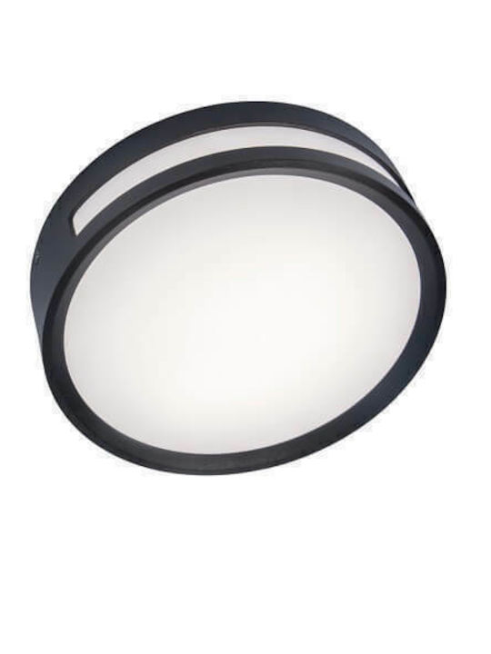 Lutec Rola Wall-Mounted Outdoor Ceiling Light LED IP54 13W with Warm White Light 4.8x18.3x18.3εκ.