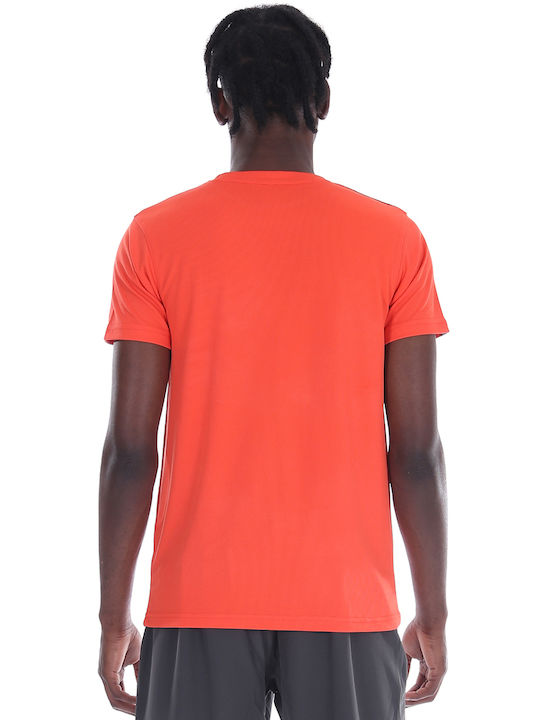 Magnetic North Herren Sport T-Shirt Kurzarm Orange