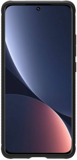 Spigen Rugged Armor Back Cover Silicon 2mm negru mat (Xiaomi 12 / 12X)