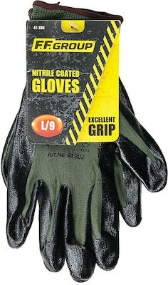 F.F. Group Safety Glofe Nitrile Electrician Khaki