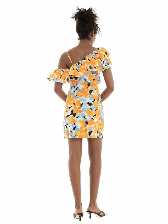 Vero Moda Nala Summer Mini Dress Orange