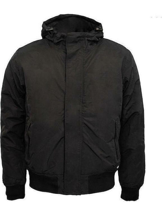 Winter Jacket Bomber Waterproof Black
