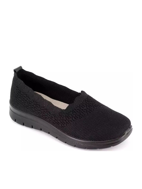 Ανατομικά Γυναικεία Slip-On Μαύρα