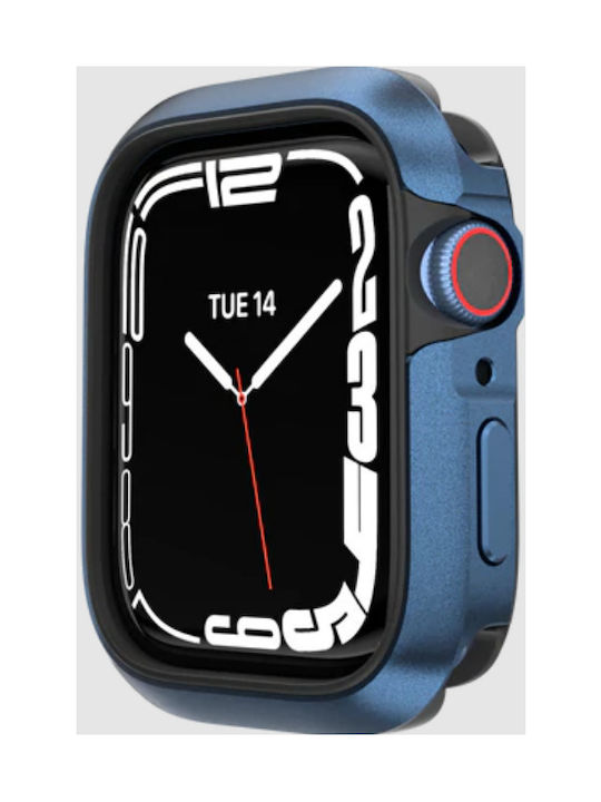 SwitchEasy Odyssey Silicone Case in Blue color for Apple Watch 45mm