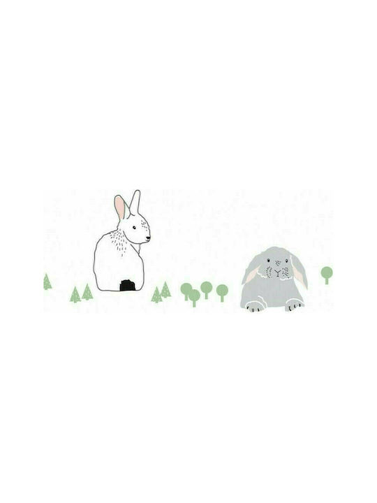 Mimi'lou Kids Wall Border Sticker Rabbits in the Woods
