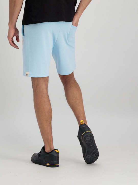 Alpha Industries Sportliche Herrenshorts Hellblau