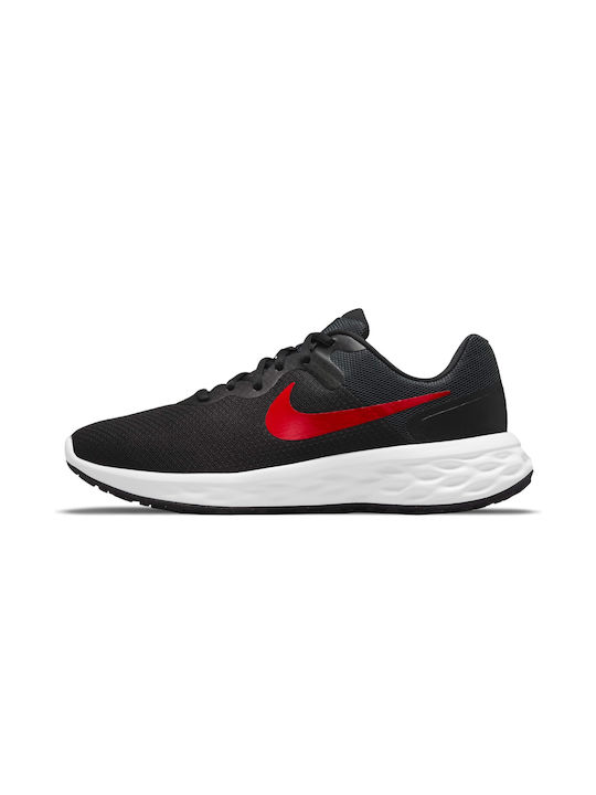 Revolution 6 Next Nature Ανδρικά Αθλητικά Παπούτσια Running Black / University Red / Anthracite