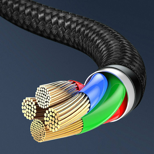 Baseus Rapid Series 3-in-1 Braided USB to Lightning / Type-C / micro USB 1.2m 3.5A Cable (CAJS000001)