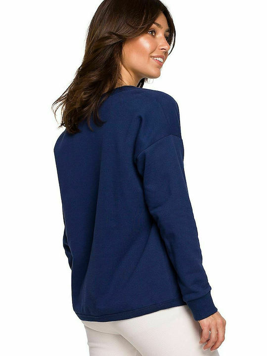 BeWear Women's Sweatshirt Navy Blue