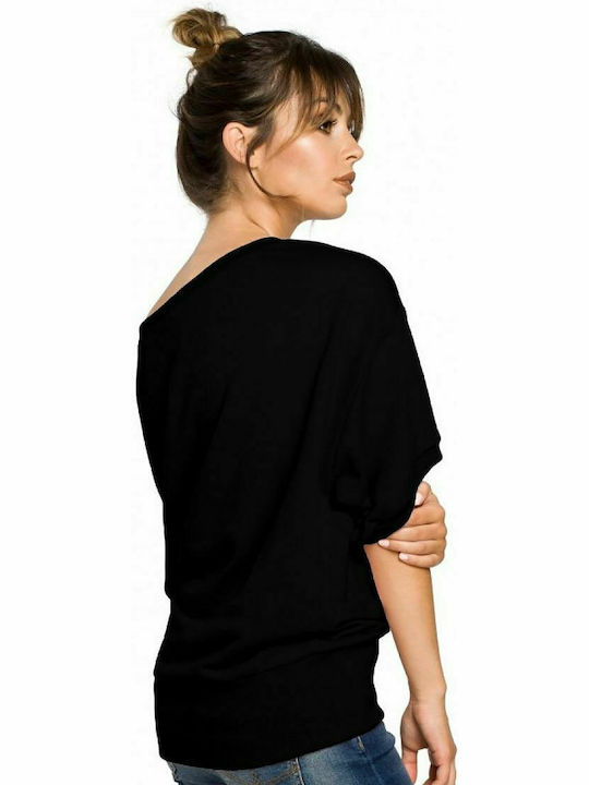 BeWear B048 Women's Long Sweatshirt Black