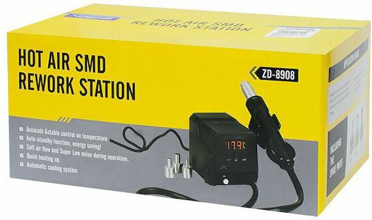 XTREME PR-ZD-8908 Σταθμός Κόλλησης Ρεύματος 300W με Ρύθμιση Θερμοκρασίας με σετ εξαρτημάτων