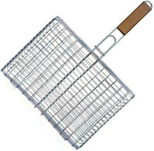 Homestyle Διπλή Μεταλλική Σχάρα Ψησίματος 40x35εκ.