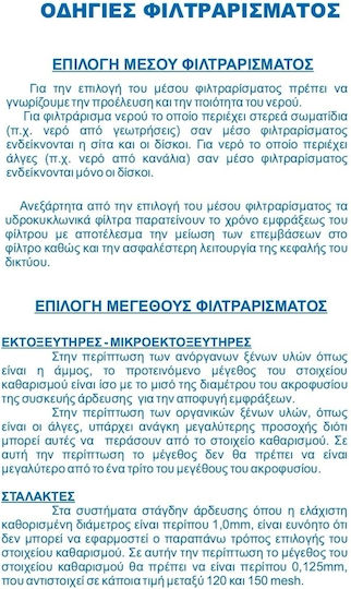 Palaplast 3476/3123 Φίλτρο Γραμμής Ταφ Μικρό (Σίτας) 25mmx1″x25mm Mesh 120 Μαύρο
