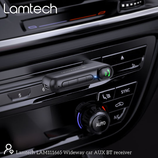 Lamtech 5.0 Receiver Sound System Bluetooth Car Kit (AUX / USB Charging port)