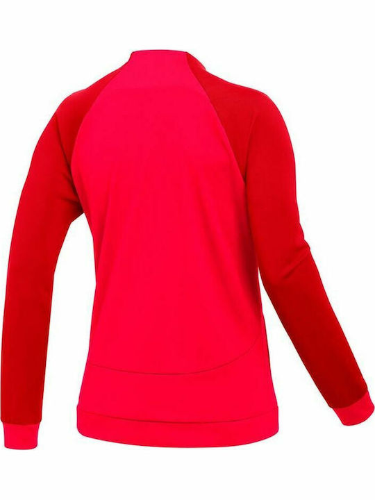 Academy Pro Women's Short Sports Jacket for Spring or Autumn Red