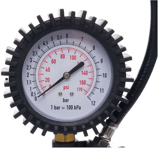 Kraft & Dele Air Pressure Gauge with Tyre Inflator Pistol 12bar KD-1365