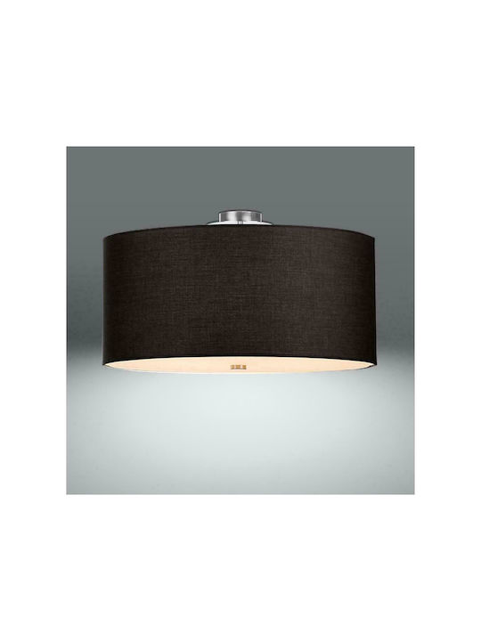 Sollux Otto 60 Modern Fabric Ceiling Light with Socket E27 60pcs Black