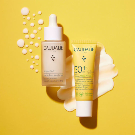 Caudalie Vinoperfect Set with Sunscreen Face Cream & Serum