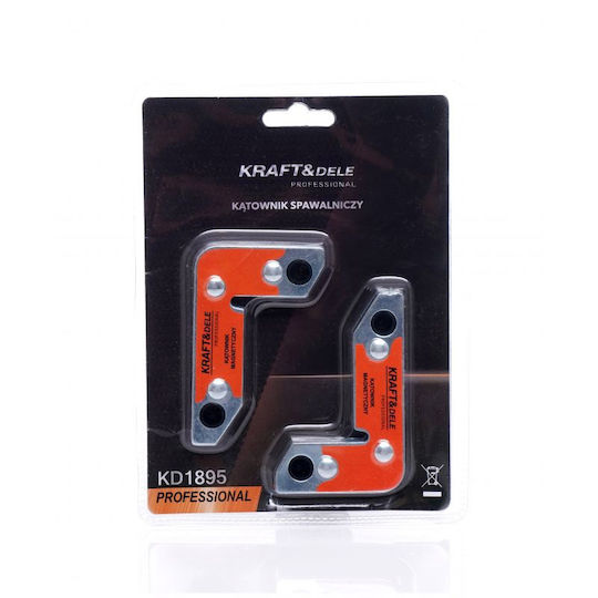 Kraft & Dele KD1895 Ъгъл на заваряване с ъгли 30° / 60° / 90° 84x54x14mm