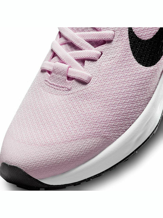 Revolution Revolution 6 FlyEase Kids Sports Shoes Running with Hoop & Loop Closure Pink Foam / Black