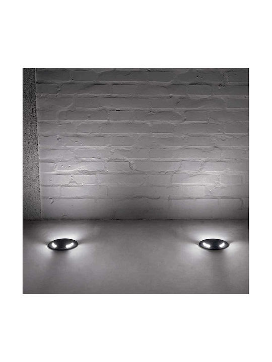 Ideal Lux Cecilia Outdoor Floor Lamp 10W IP67 for GX53 Light Bulb Base Black