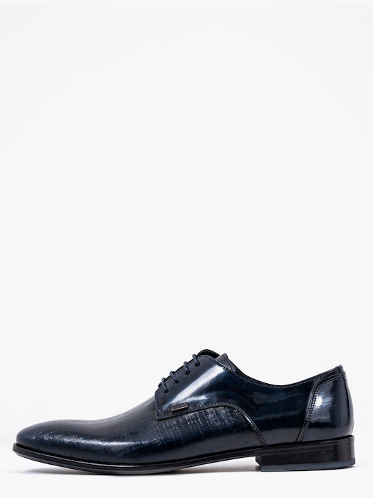 Boss Shoes Men's Dress Shoes Made of Patent Leather GLM Navy Boss Shoes Men's Dress Shoes Made of Patent Leather GLM Navy