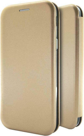 Elegance Book Δερματίνης Χρυσό (Galaxy M20)