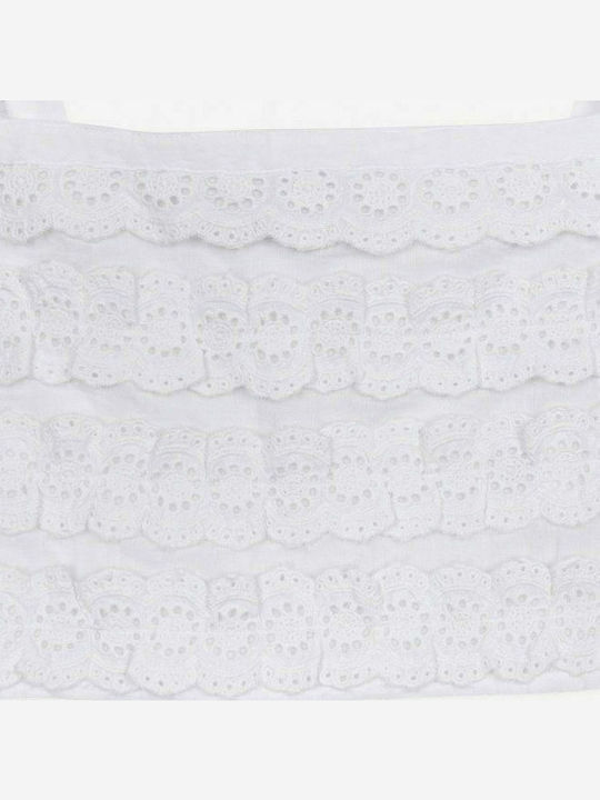 Kids' Crop Top Sleeveless White