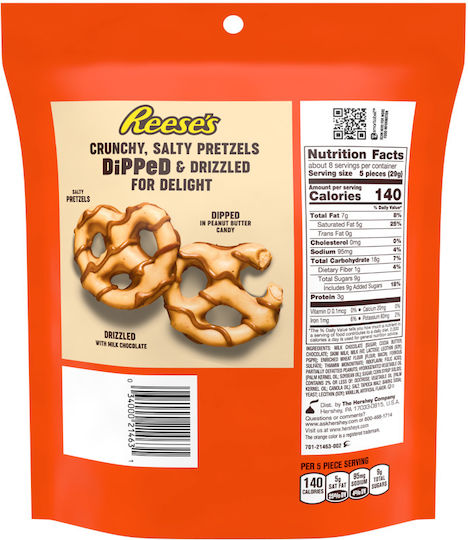 Reese's Pretzel Dipped Pretzels 120gr