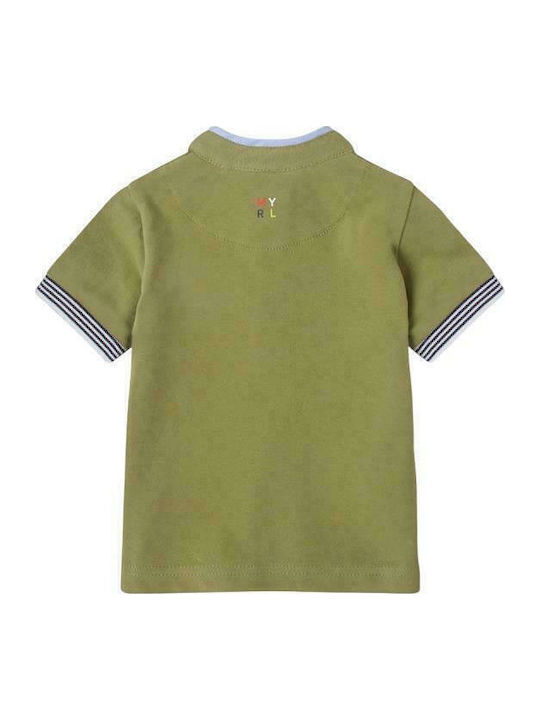 Παιδικό Polo Κοντομάνικο Χακί Ecofriends