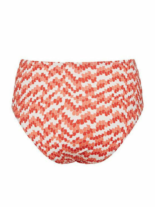 Amalie Bikini Slip High Waist Orange/Camellia