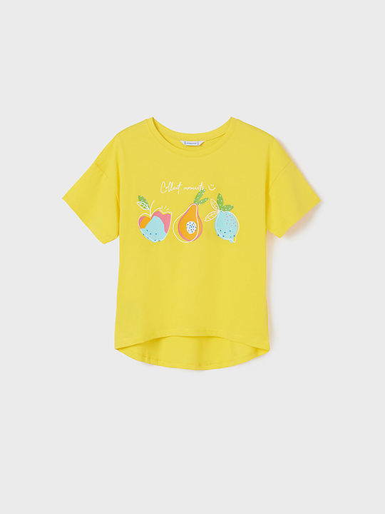 Mayoral Kids Blouse Short Sleeve Yellow