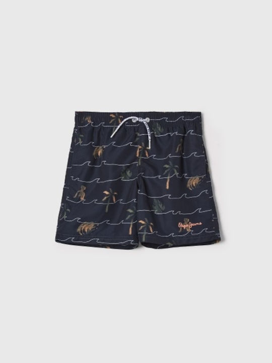 Pepe Jeans Kids Swimwear Swim Shorts Navy Blue