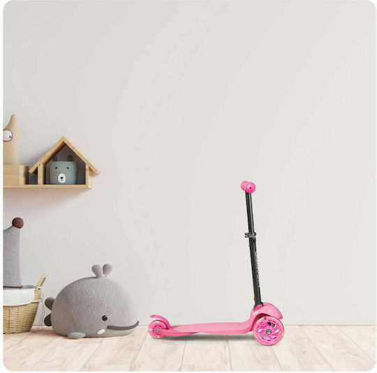 Ricokids Kinderroller Klappbar 3-Rad Rosa