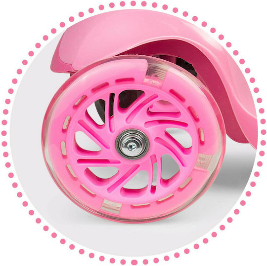 Ricokids Kinderroller Klappbar 3-Rad Rosa