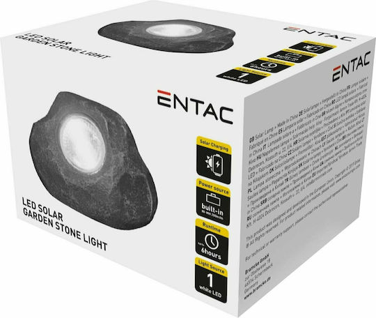 Entac Ηλιακό Φωτιστικό Δαπέδου Βραχάκι IP44 15x12x10εκ.