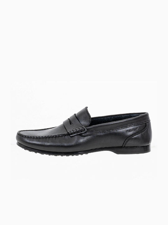 Sebago Byron Δερμάτινα Ανδρικά Loafers σε Μαύρο Χρώμα