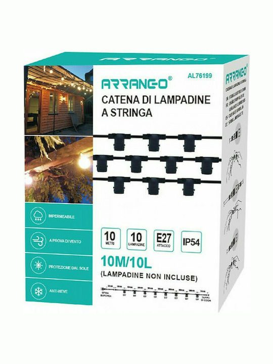 Arrango Outdoor Light String 10m