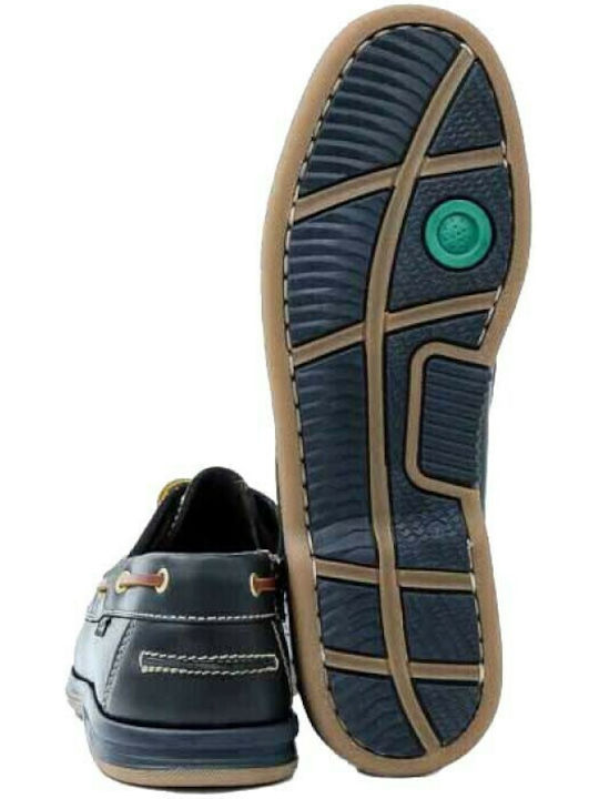 Δερμάτινα Ανδρικά Boat Shoes Navy